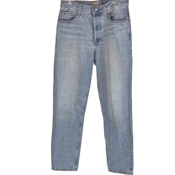 Everlane The 90s Cheeky Jean Womens 27 Ankle Blue High Rise Straight Leg Denim - Picture 2 of 9